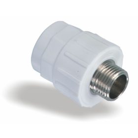 PP CSATLAKOZÓ KM 50X6/4" FEHÉR RTP