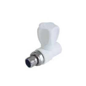 PP RADIÁTORSZELEP 20x1/2" EGYENES FEHÉR