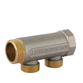 OSZTÓTEST RÉZ 1"x3/4" 3 körös APE OUTLET