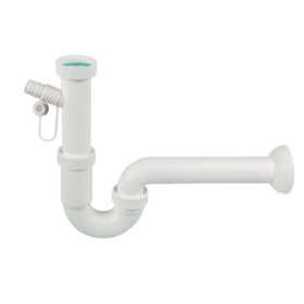 MOSDÓSZIFON CSŐ MOSÓGÉPCSATLAKOZÁSSAL 1"1/2 Ø40 CR