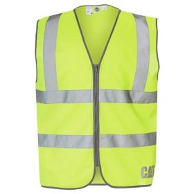 CAT Biztonsági mellény 1320025 HI-VIS sárga M/L