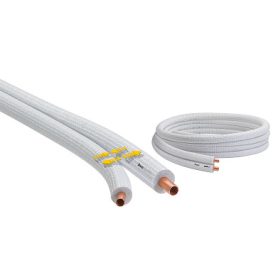   Dupla szigetelt rézcső 1/4"x1mm - 3/8"x1mm (9mm) 25m/tekercs