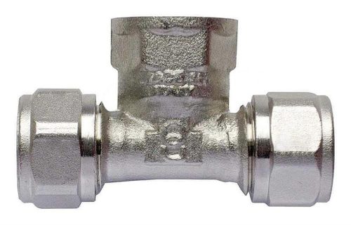 KULCSOS T-IDOM BM 20x3/4" szorítógyűrűs idom