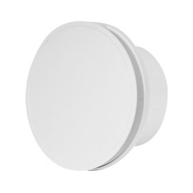  E-EXTRA Elszívó ventilátor EAT125, fehér, FEDÉLLEL, kör alakú, golyóscsapággyal, NA125mm