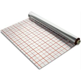   Padlófűtés alátét fólia, rácsos 1,02m széles 0,105mm mikro vastag 50m/tek