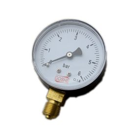 NYOMÁSMÉRŐ ALSÓ 0-4 bar 63mm Ø ECO