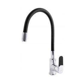   YOGA konyhai mosogató csaptelep FEKETE FLEXIBILIS KIFOLYÓVAL joga