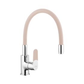   YOGA konyhai mosogató csaptelep BÉZS FLEXIBILIS KIFOLYÓVAL joga