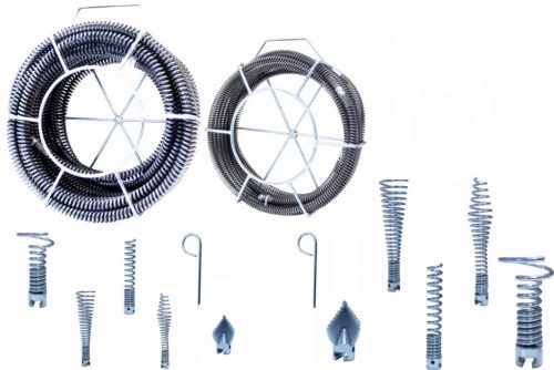 KAMMAK BHR16+22 Csőtisztító gép 16mm/11m és 22mm/23m spirállal 10 részes tartozékkészlettel (750W) (