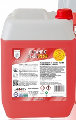 Cleanex Fe-Cu PLUS- vízkőtelenítő gázkazánokhoz 4,3L
