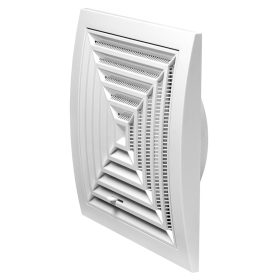   Műanyag menyezeti állítható szellőzőrács 190x190mm NA125