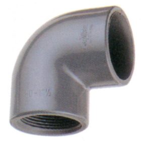 PVC nyomó ragasztható könyök csatlakozó 25-3/4" BM