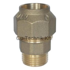 KPE csatl. réz 25 - 3/4" KM