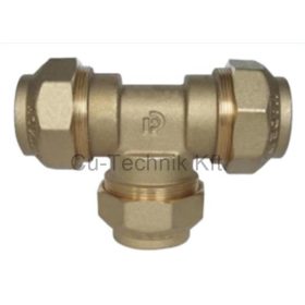 KPE réz T-idom 25x25x25