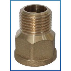 Sárgaréz szűkítő BK 1"-1/2" erősített OLASZ