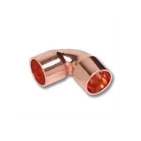 Réz forraszidom 90° könyök 15mm BB