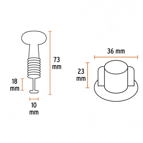 TRUPER NIAZ-50 Csempeszintező készlet, 50 db (102395)