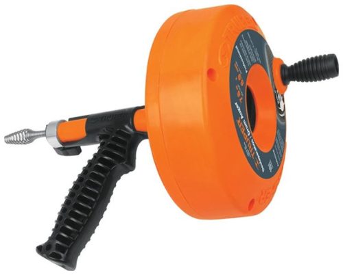 TRUPER DECA-25 Kézi lefolyótisztító spirál dob tekercseléssel, 7,6 m (12279)