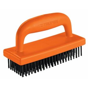   TRUPER CEA-82 D fogantyús szénacél drótkefe, 18 x 7 cm (12655)