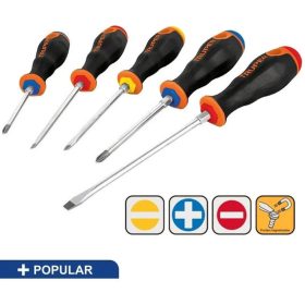   TRUPER DTJ-5B Csavarhúzó készlet ComfortGrip markolattal, 5 részes (14138)