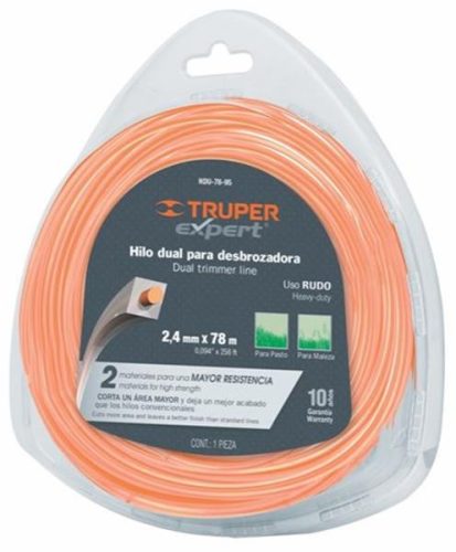 TRUPER EXPERT HDU-51-118 Fűkasza damil, négyszögletes profil, 3,0 mm / 51 m (15967)