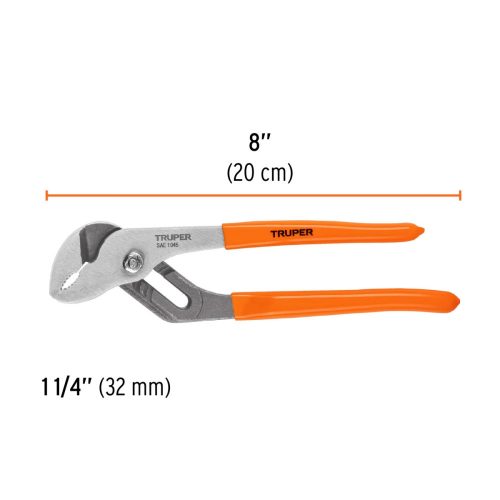 TRUPER PEX-8 Vízpumpa fogó, 20 cm (17350)