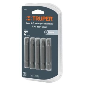   TRUPER EXPERT PUDE-2002 PZ bitkészlet, 50 mm, 5 darabos (17799)