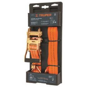   TRUPER SU-2250C Kétrészes rakományrögzítő heveder, spanifer, 2250 kg / 5 m / 38 mm (19283)