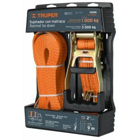   TRUPER SU-3000C Kétrészes rakományrögzítő heveder, spanifer, 3000 kg / 9 m / 50 mm (19286)