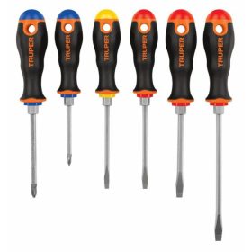   TRUPER DTJ-6B Csavarhúzó készlet ComfortGrip markolattal, 6 részes (19621)