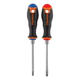   TRUPER DUO-3/16X4B Csavarhúzó készlet ComfortGrip markolattal, 2 részes (19623)