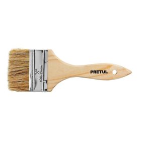   PRETUL BRE-3 Lapos festőecset fa nyéllel, 3", 75 mm (24475)