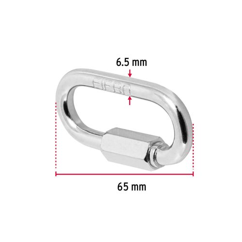 FIERO BSE-1/4 Csavaros karabiner, 1/4", 400 kg (44022)