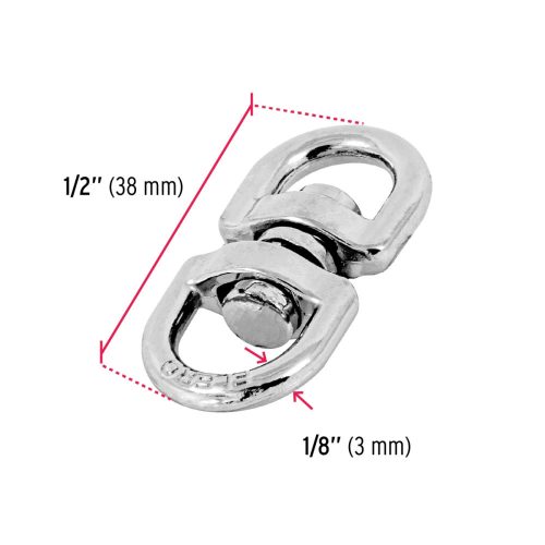 FIERO DESZ-1/8 Fém kettős forgó, 1/8", 27 kg (44097)