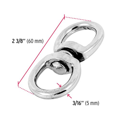 FIERO DESZ-3/16 Fém kettős forgó, 3/16", 68 kg (44099)