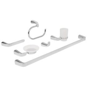   FOSET RIA-7000 6 darabos krómozott fürdőszobai kiegészítő készlet, (45211)