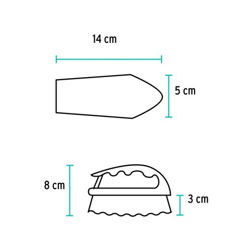 KLINTEK CELI-35 Kefe vasaló fogantyúval, 14 cm (57008)