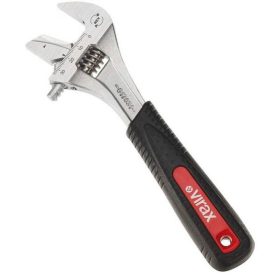   VIRAX ÁLLÍTHATÓ VILLÁSKULCS MEGFORDÍTHATÓ POFÁVAL 6-8-10" RUGALMAS TOKBAN (017039)