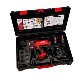   VIRAX VIPER® M2X Akkus kompakt présgép Bluetooth funkcióval + betétszorító pofa + V15 / V18 / V22 be