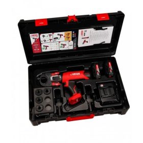   VIRAX VIPER® M2X Akkus kompakt présgép Bluetooth funkcióval + betétszorító pofa + V15 / V18 / V22 /