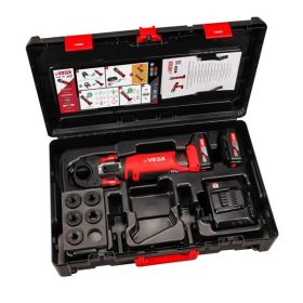   VIRAX VIPER® L2X Akkus kompakt présgép Bluetooth funkcióval + betétszorító pofa + TH16 / TH18 / TH20