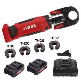   VIRAX VIPER® L2X Akkus kompakt présgép Bluetooth funkcióval + betétszorító pofa + TH16 / TH20 / TH26