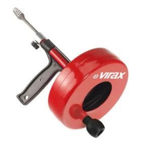 VIRAX DOBOS KÉZI CSŐTISZTÍTÓ, 7,5 M / 6,4 MM (290600)