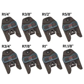   VIRAX PRÉSPOFA KÉSZLET, 4 RÉSZES, R-PROFIL, R1/4" - R3/8" - R1/2" - R5/8" - R3/4" - R7/8" - R1" - R1