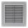 Műanyag szellőzőrács 150x150mm szürke