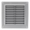 Műanyag szellőzőrács 150x150mm szürke