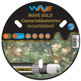   WAVE GOLD 5 rétegű szöveterősítésű csavarodásmentes kerti locsolótömlő, 3/4" 50m (WG3450) (TFA)