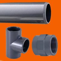 PVC ragasztható csőrendszer